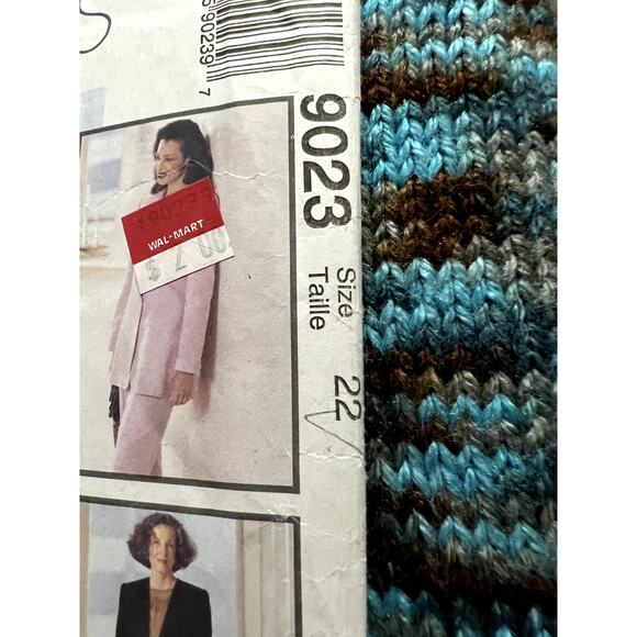 McCalls 9023 Sewing pattern suit blazer top pants size 22 - Picture 2 of 7